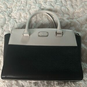 Kate Spade black & white tote bag